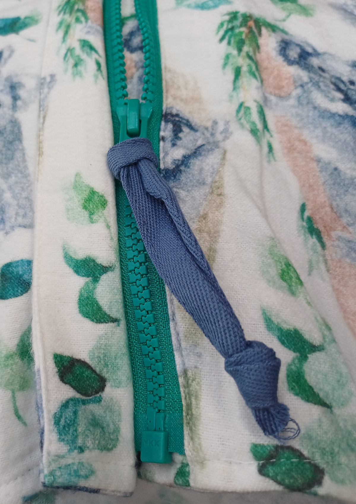 Women's winter PJ set, regular zip, Koala Haven